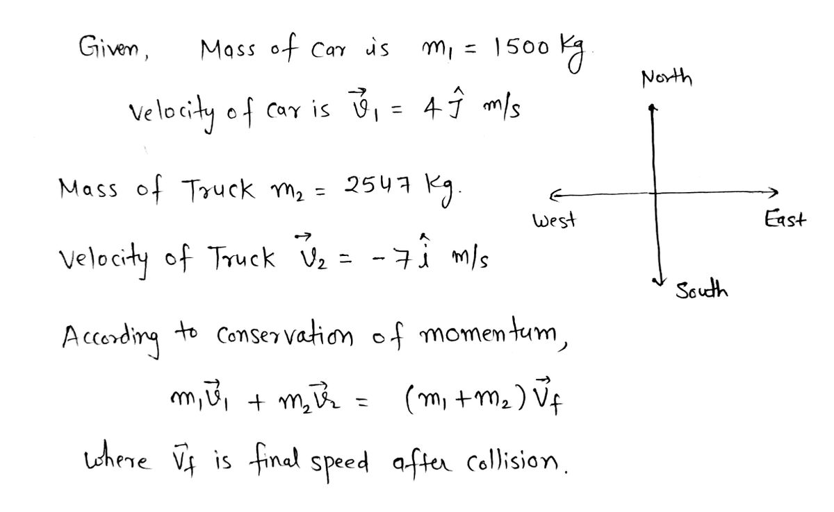 Physics homework question answer, step 1, image 1